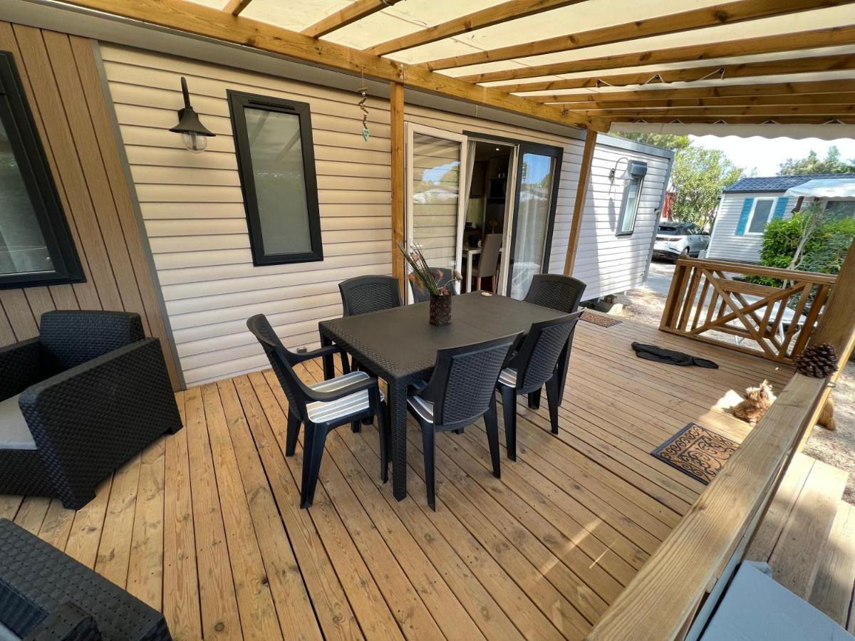 Camping Del Mar 10, Mobil Home Petit Paradis, 6 Personnes, Bord De Mer, Camping Del Mar Village Argelès-sur-Mer Eksteriør billede